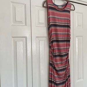 Summer & Sage Jersey Maternity Maxi Dress